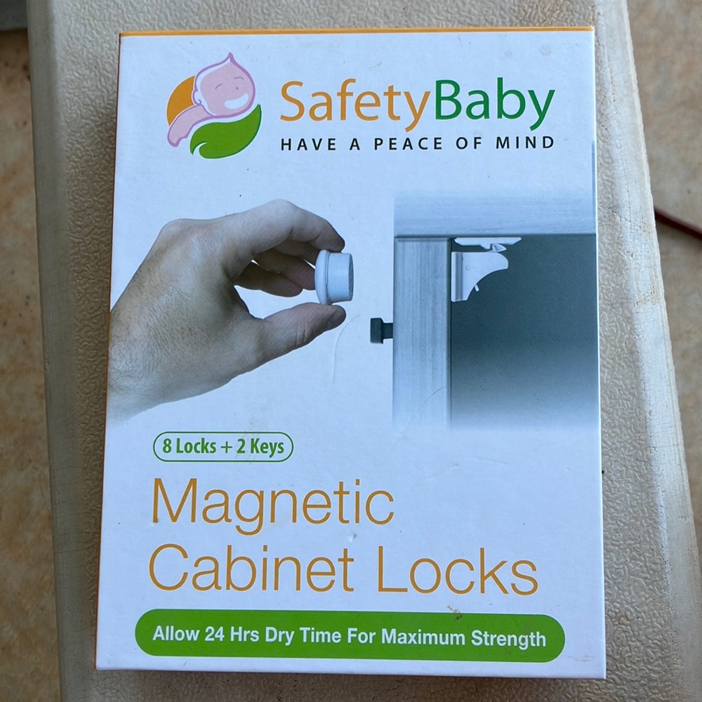 Magnetic cabinet locks